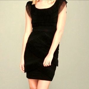 BCBGMaxAzria Black “Briana” Dress Size 0.
